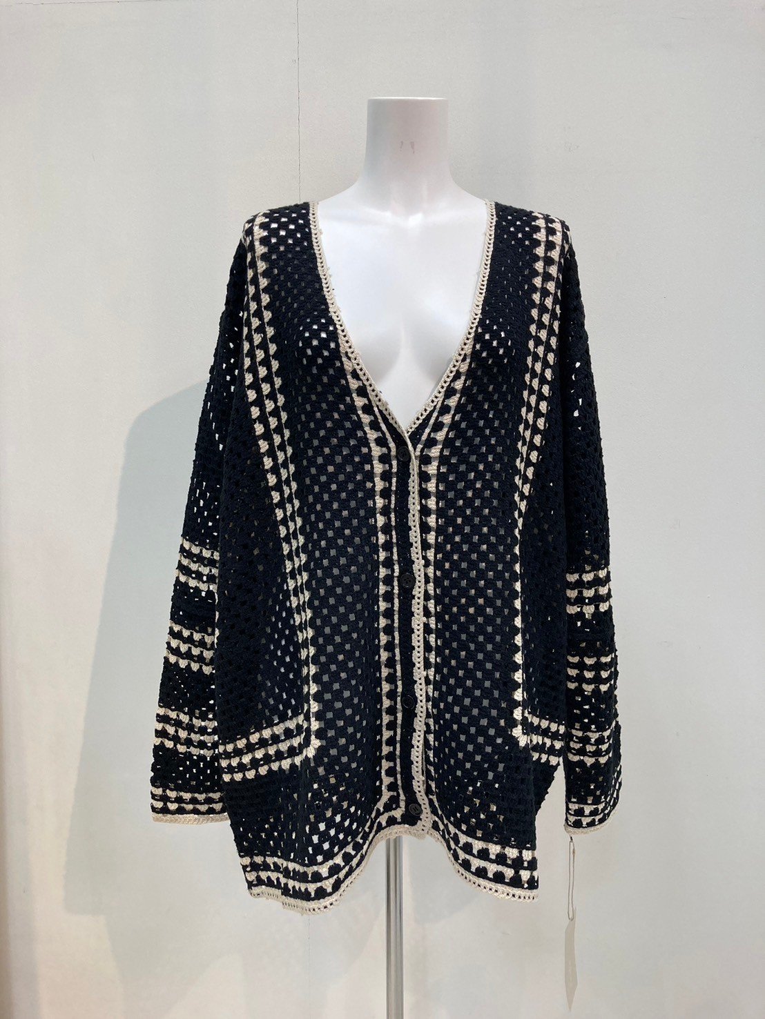 cafune クロシェカーディガン croche knit cardigan | select