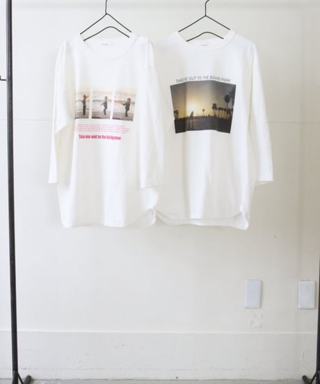 【Le Melange】8511010 『JHANKSON』x『LeMélange』コラボフォトプリント ロンT / 長袖T