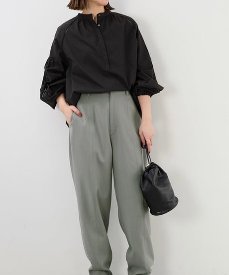 【MICA&DEAL】0125301234 インド刺繍ギャザーブラウス