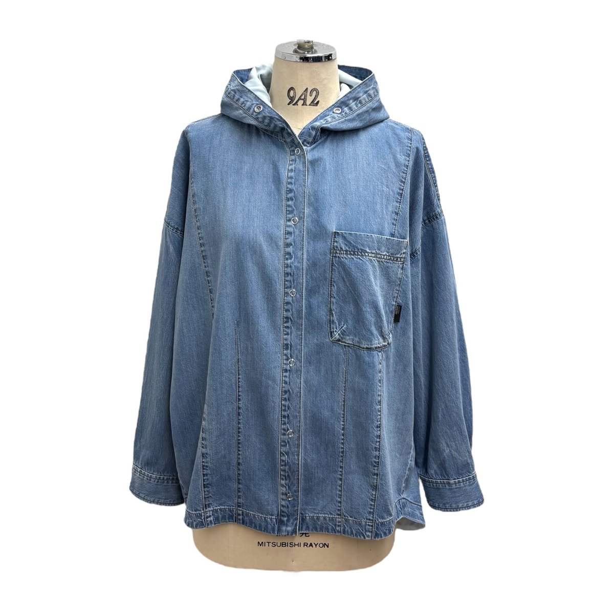 アトリエgg ダンガリーシャツ（18） ayane25autumn】855708 ダンガリーフーディシャツ | selectshopB5