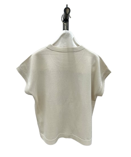 全国送料185円【ayane】836641　半袖カラーニット