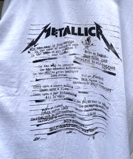 【JOHNBULL】 JT251C12 METALLICA Tシャツ メタリカ（HARDWIRED）