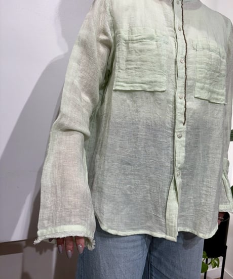 【LE MÉLANGE】8613209 クルーネックシャツ