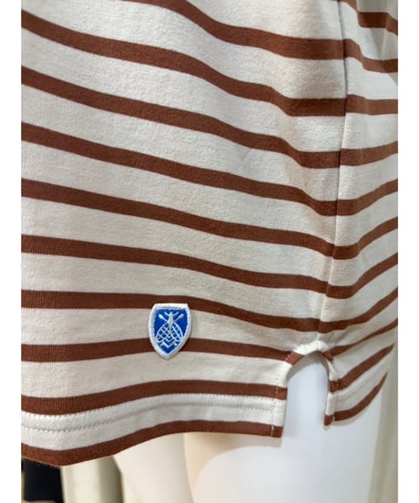 【ORCIVAL】 OR-C0335 ボートネック ショートスリーブ プルオーバーボーダー 半袖 Tシャツ