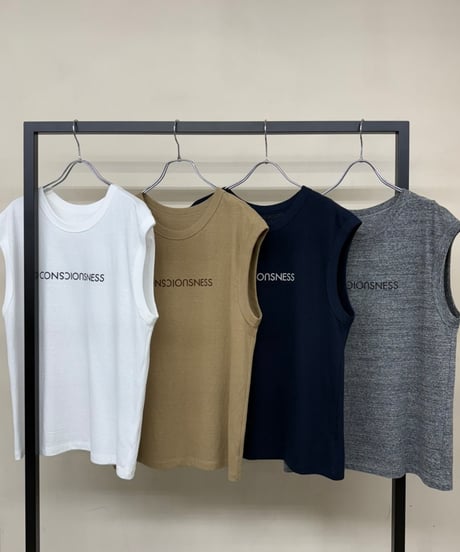【cafune 】535938 slub cotton logo tee