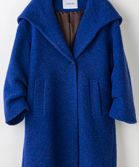【Lallia Mu 26AW】2614170 ビッグカラースライバーコート