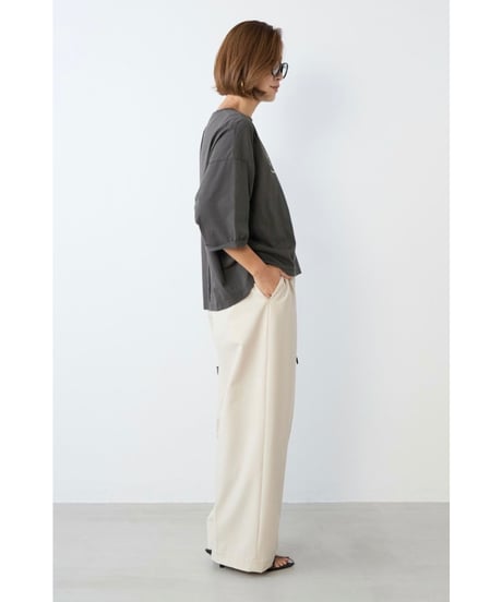 【MICA&DEAL】 0126109036 "CHAILLY"ロゴ5分袖T-shirt