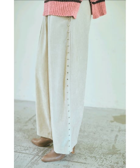 【ruxe 26AW】2634731 スタッズカーブパンツ