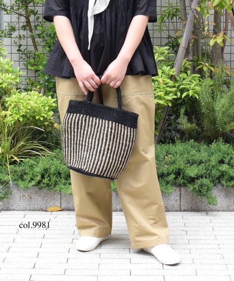 【SOIL】ANSL2501 STRIPE SISAL BAG