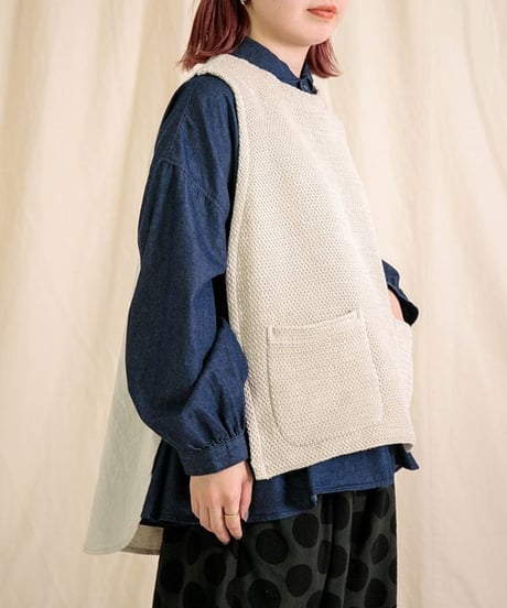 【Brocante / ブロカント】38-0280Z オリジナルツイード ポッシュブトンジレ