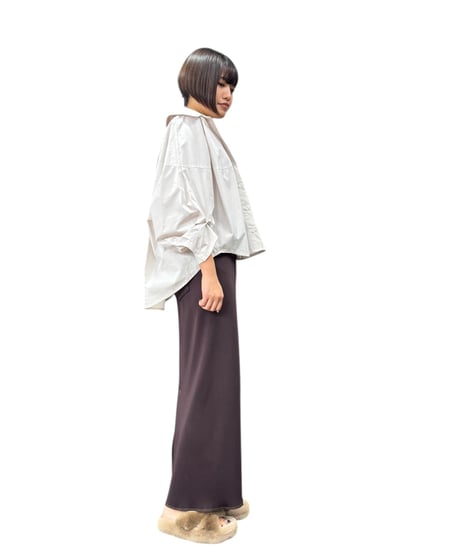 【ayane】816330 ボタンタックスリーブシャツ