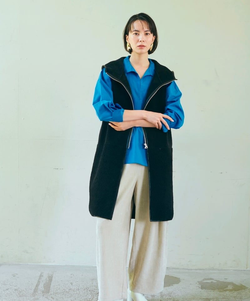 ruxe 26AW】2634232 ロングボアベスト | selectshopB5