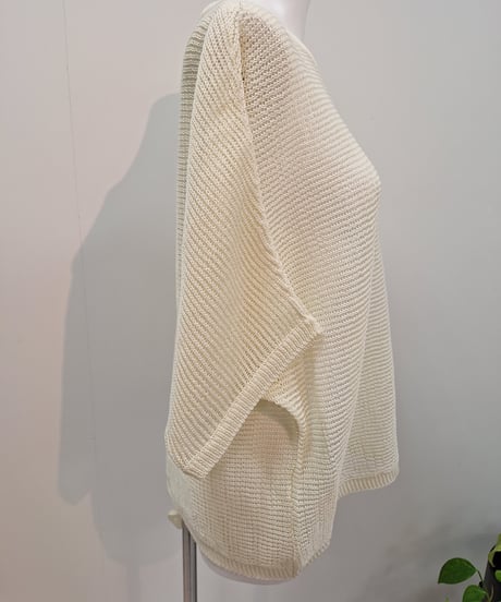 【ATELIER SIX】AM-11255432 7Gギマコットンドルマンプルオーバー