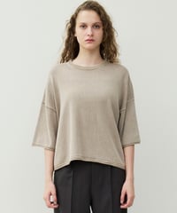 【JOHNBULL】 JL261N02 ドライコットンピグメントニットTシャツ