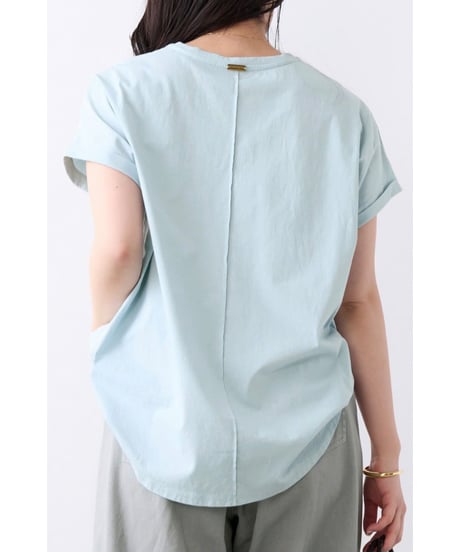【MICA&DEAL】 0126209101 "LAIA"ロゴヘムラウンドT-shirt