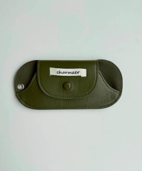 【charmaer 26AW】276883　レザーグラスケース