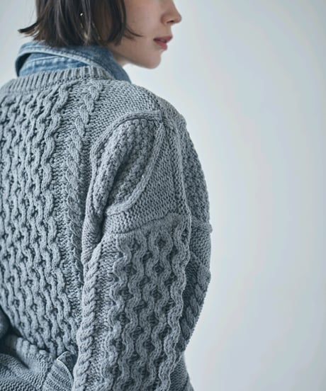 【ruxe 26AW】  2633413 ドッキングカウチンニット