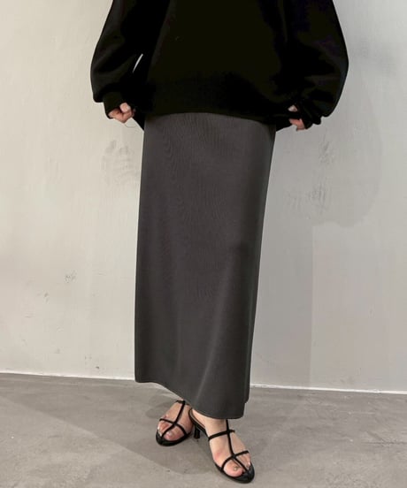 【cafune】535614  rib tight skirt