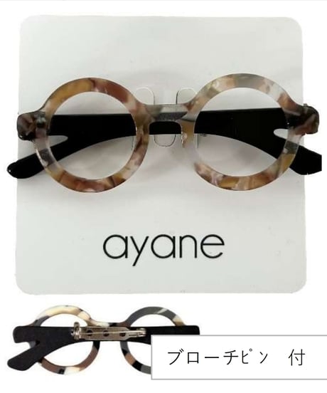 【ayane】  826535 メガネブローチ