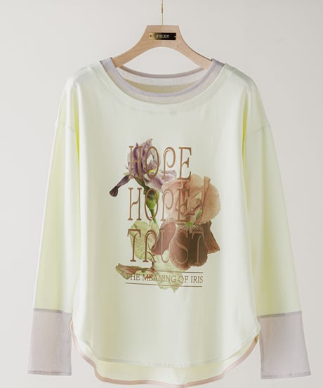 11【ruxe 26AW】 2633542 HOPEフラワーT