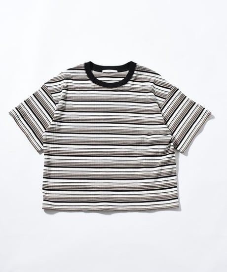 【JOHNBULL】 JL261C12 ランダムテレコボックスTシャツ