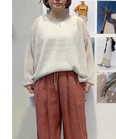 【cafune&PASSIONE 26SS】26964　メッシュニットプルオーバー