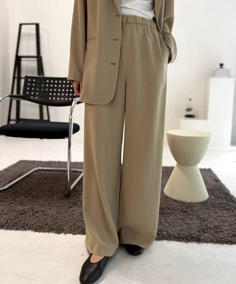 【cafune】615608　drape washer effortless pants