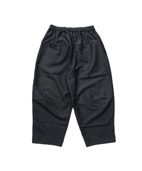 【 vent blanc ヴァンブラン 】 VBP261486 COOLMAX DENIMラップフェイクコクーン パンツ