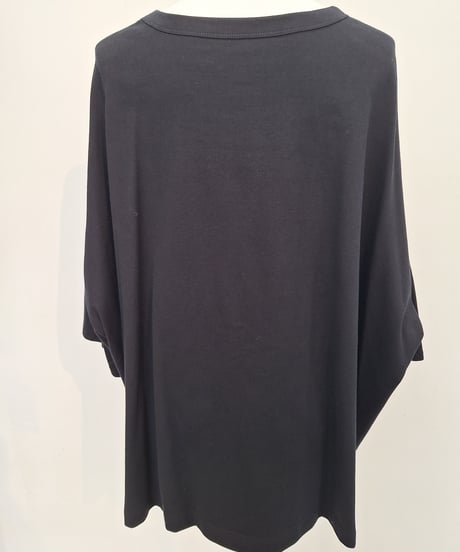 【ATELIER SIX】 21254485 CLASSIC 8分袖天竺ロゴワイドT
