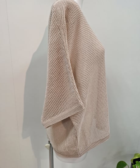【ATELIER SIX】AM-11255432 7Gギマコットンドルマンプルオーバー