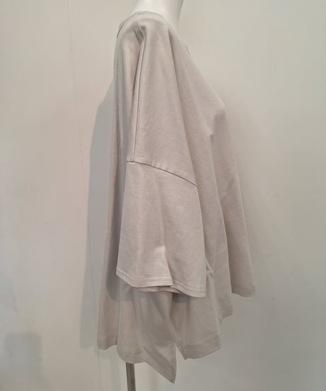 【ATELIER SIX】 21254485 CLASSIC 8分袖天竺ロゴワイドT
