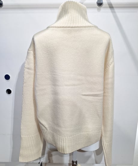 【ATELIER SIX】11256440 ウールハーフジッププルオーバー