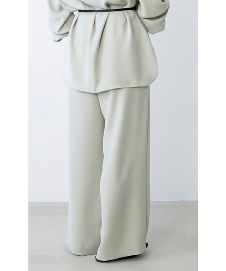 【MICA&DEAL】 0126103012 シルキーストレートワイドパンツ