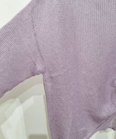 【sugar rose 25aw】251750 シャーリングデザインモヘヤニット