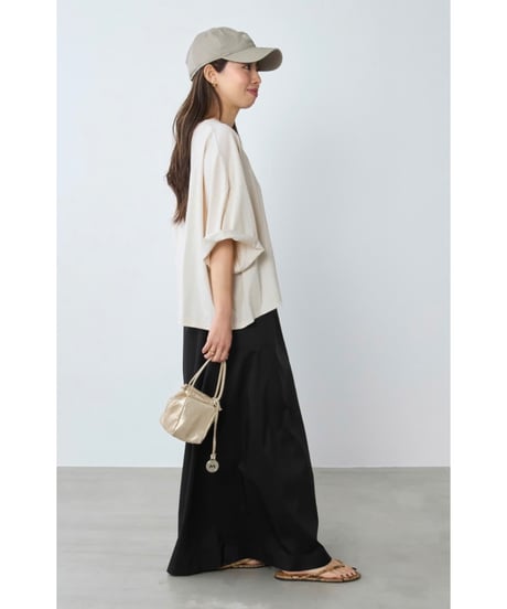 【MICA&DEAL】 0126209181 ロゴプリントクロップドT-shirt