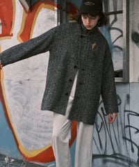 【LE MÉLANGE】 8643901 NEP HERRINGBONE ジャケット