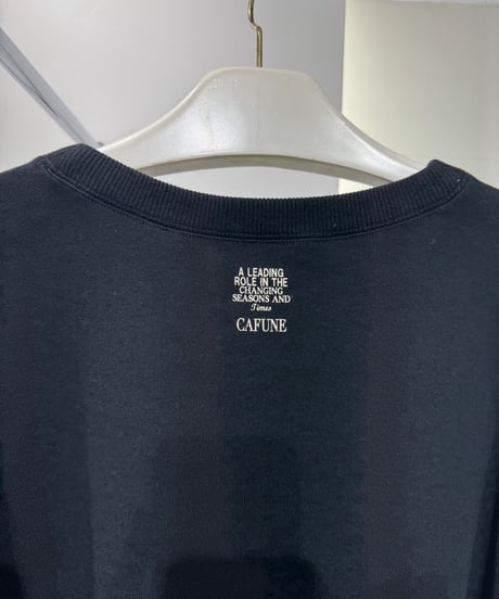【cafune】535930  sweat half sleeve pullover