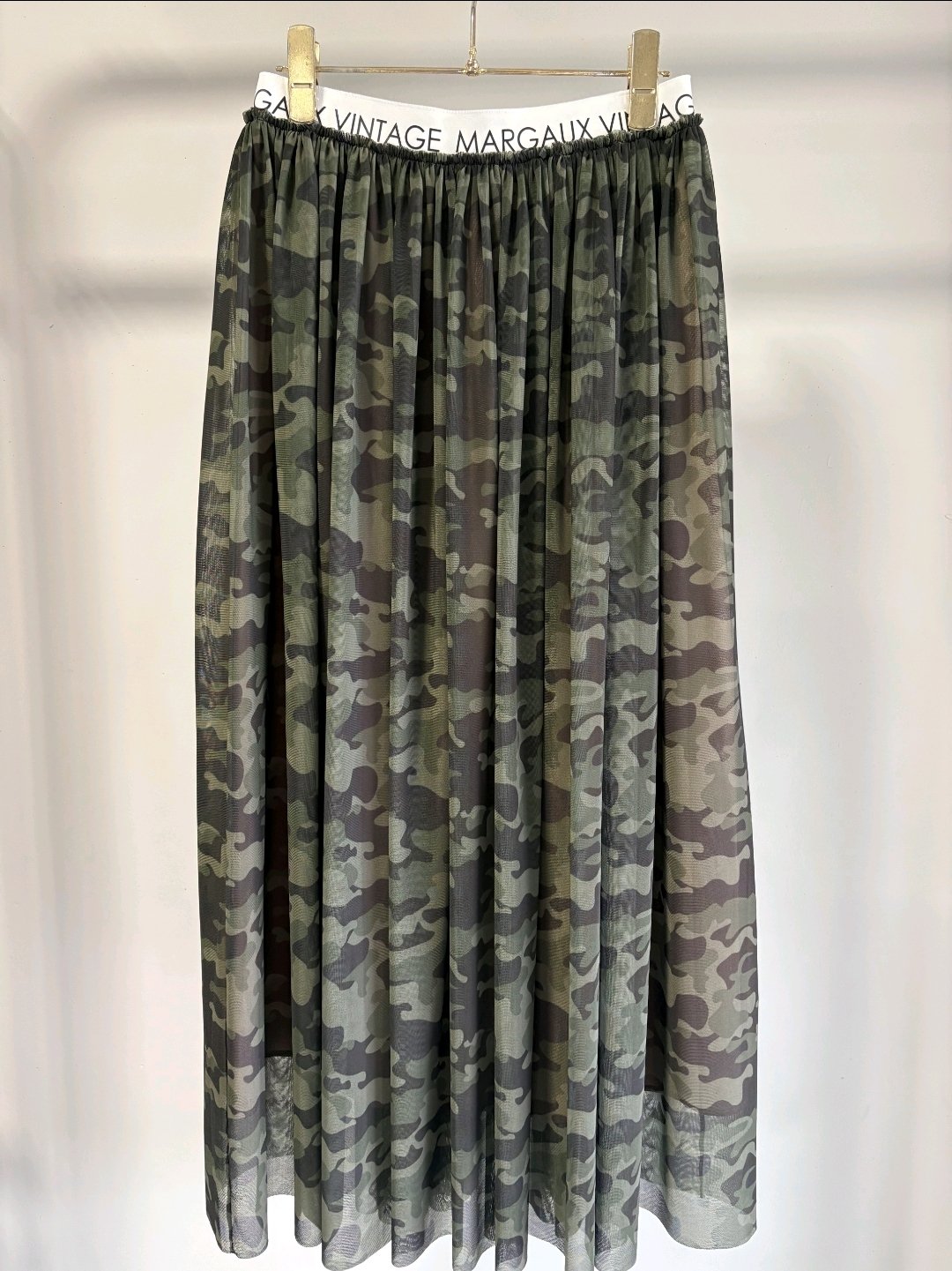 MARGAUX VINTAGE 26SS】SK-26023-S カモフラチュールスカート |
