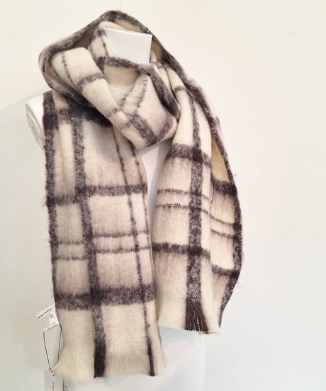 【ATELIER BRUGGE 】34RG-R22PC チェックマフラー