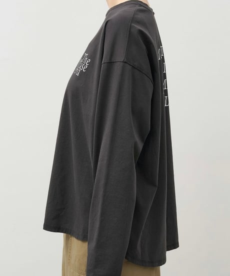 【MICA&DEAL】0125309245 バックプリントロゴロングT-shirt