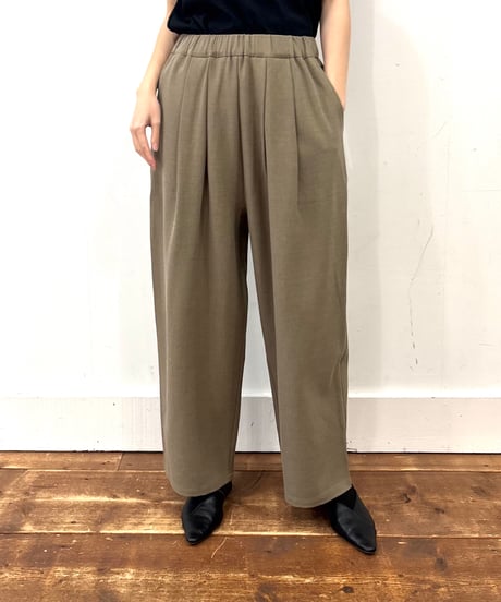 【sirodelabonte 】R543308 tuck easy pants  stretch twill