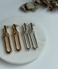 【charmaer 26AW】276802　クリップチェーンピアス