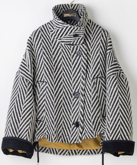【Lallia Mu 26AW】2614212 ウールツイードショートコート