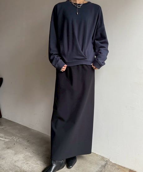 【cafune】545610 warm pique stretch tight skirt