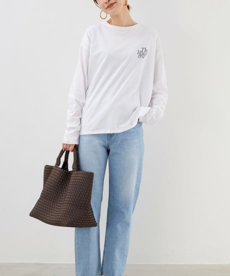 【MICA&DEAL】0125309245 バックプリントロゴロングT-shirt