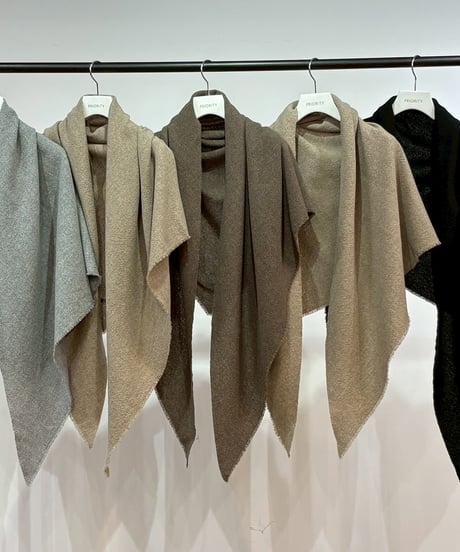 【PRIORITY 26AW】P66250TW ウールブレンドストール