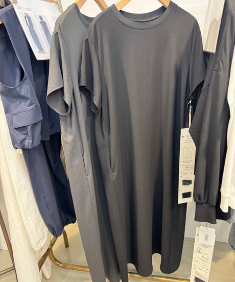 【cafune】525101 mat stretch georgette relax onepiece