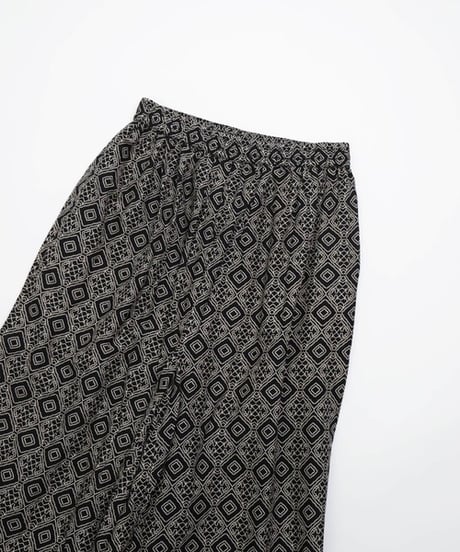 【Brocante】33-0344X P  インドプリント(パターン) ピエロパンツ