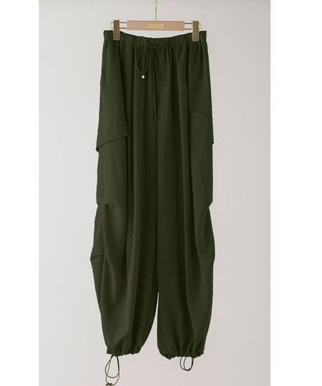 21【ruxe 26AW】  2633720 サテンカーゴパンツ