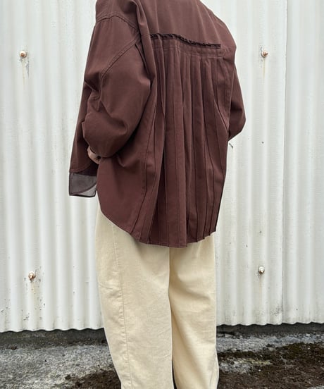 【Lallia Mu 26AW】  2613670 2wayスリーブデニムシャツ